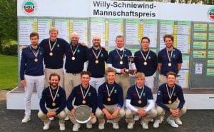 Siegermannschaft GC Hubbelrath Willy-Schniewind-Mannschaftspreis 2022