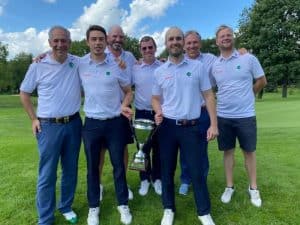 Das Team der Herrenmannschaft Golf Club Hubbelrath bei den NRW-Mannschaftsmeisterschaften der Altersklasse ab 30 Jahren