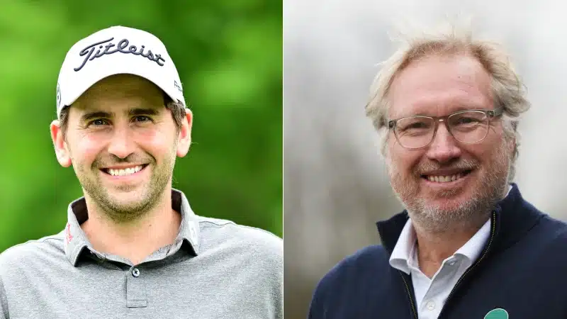 Portrait von Nicolai von Dellingshausen (links) und Dawie Stander (rechts)